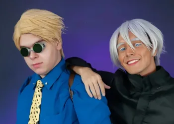 Nanami e Satoru Gojo Cosplays capa