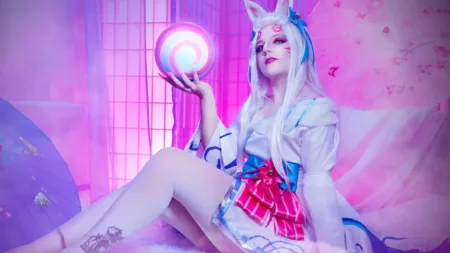 Belo cosplay da Ahri Spirit Blossom, de League of Legends, da River - Jan 2025 - capa