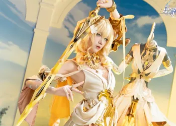 Evento de Honkai Star Rail na China traz cosplays da Herta, Aglaea, Mydei e Phainon Evento de Honkai Star Rail na China - Amphoreus - 002 - Cosplay da Aglaea capa