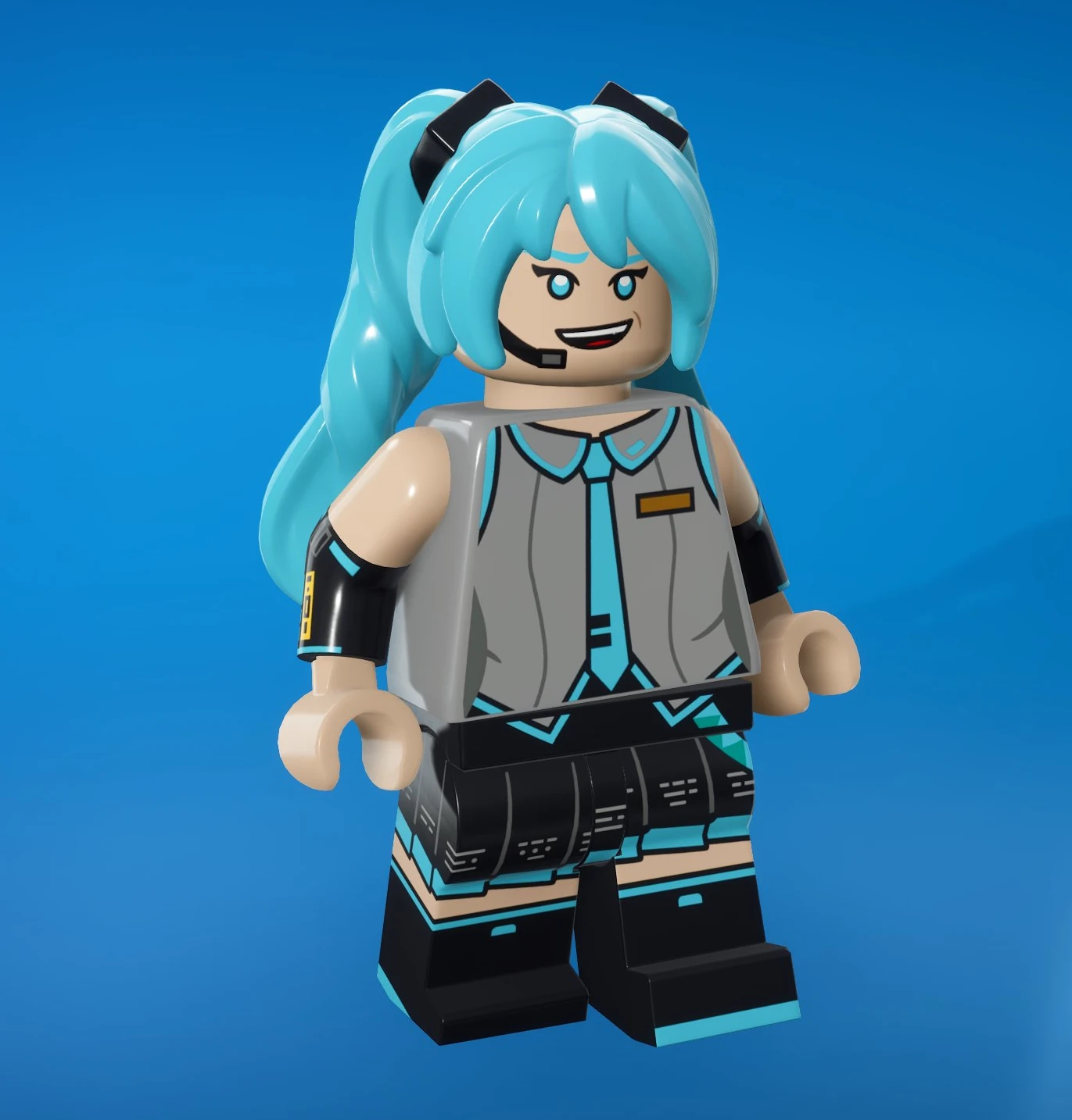 Fortnite - Hatsune Miku de Lego 01
