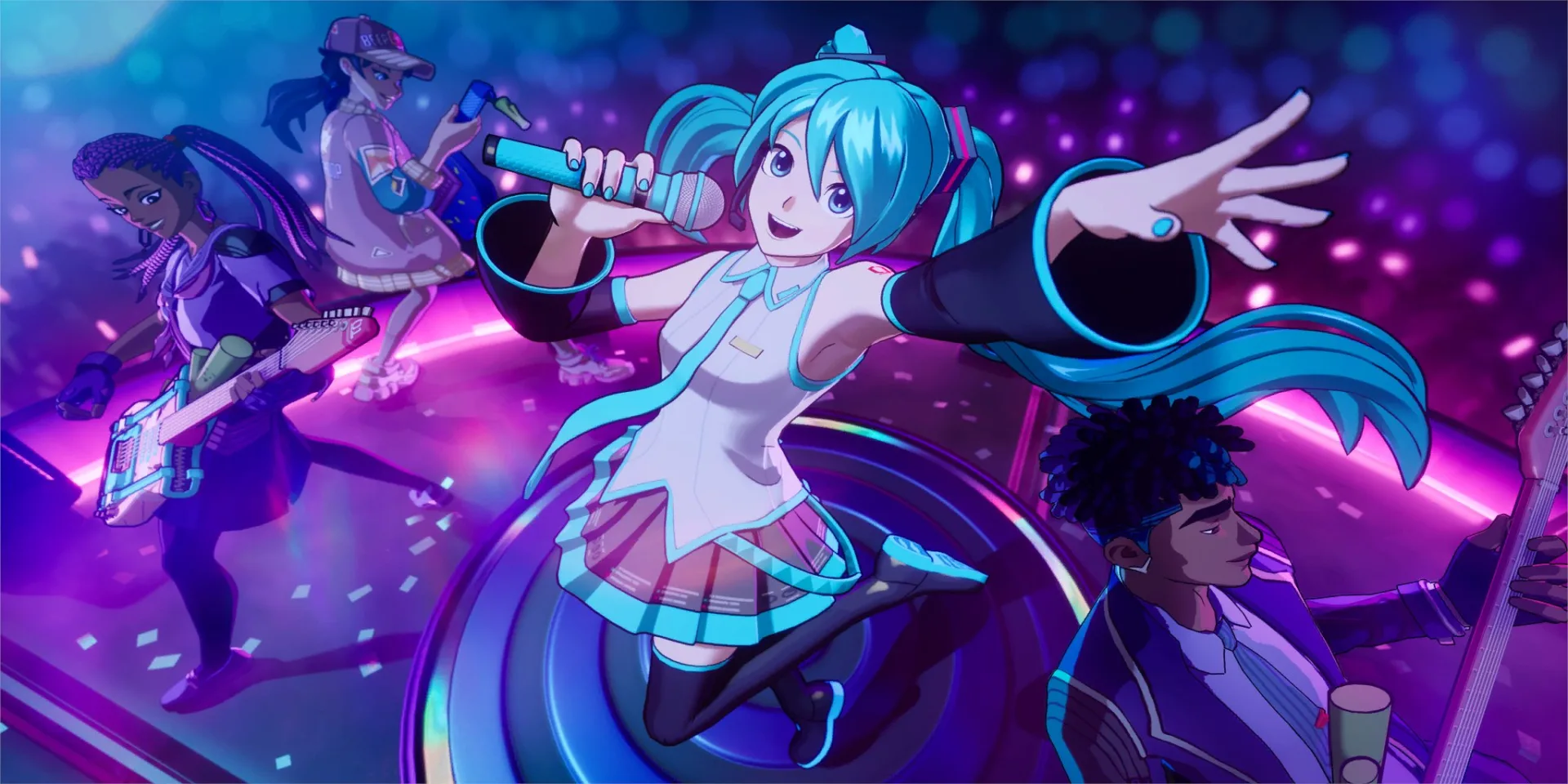 Hatsune Miku em Fortnite - Wallpaper Full HD 2025