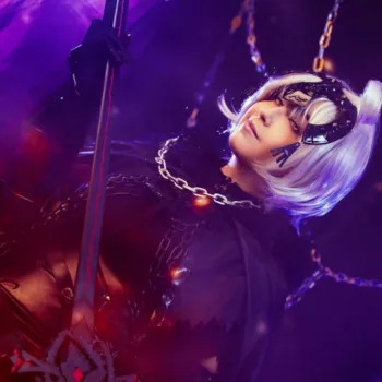 O belo cosplay da Jalter, de Fate Grand Order, da Gica Nova foto do belo cosplay da Jalter, de Fate, da Gica capa