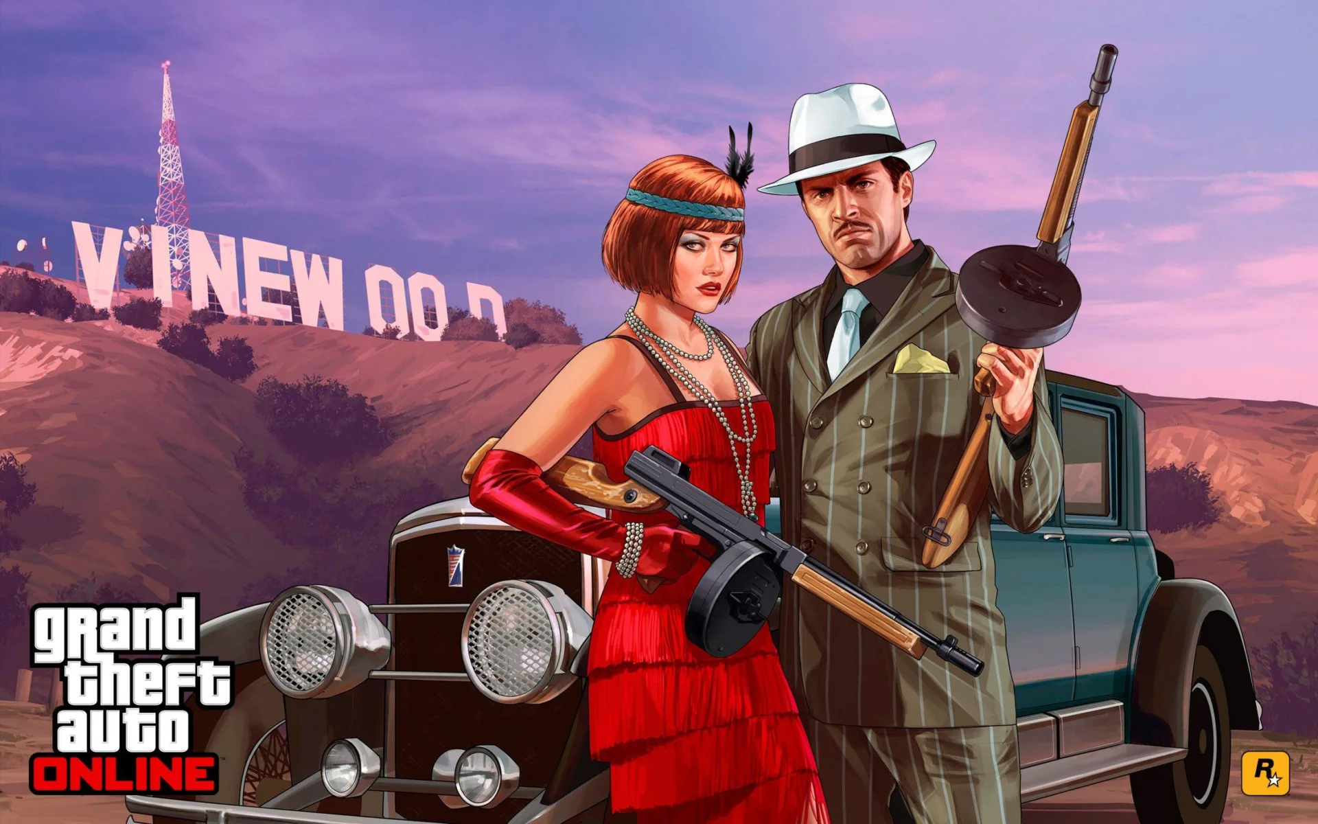 GTA Online Wallpaper Full HD Desktop 2025 - GTA 6