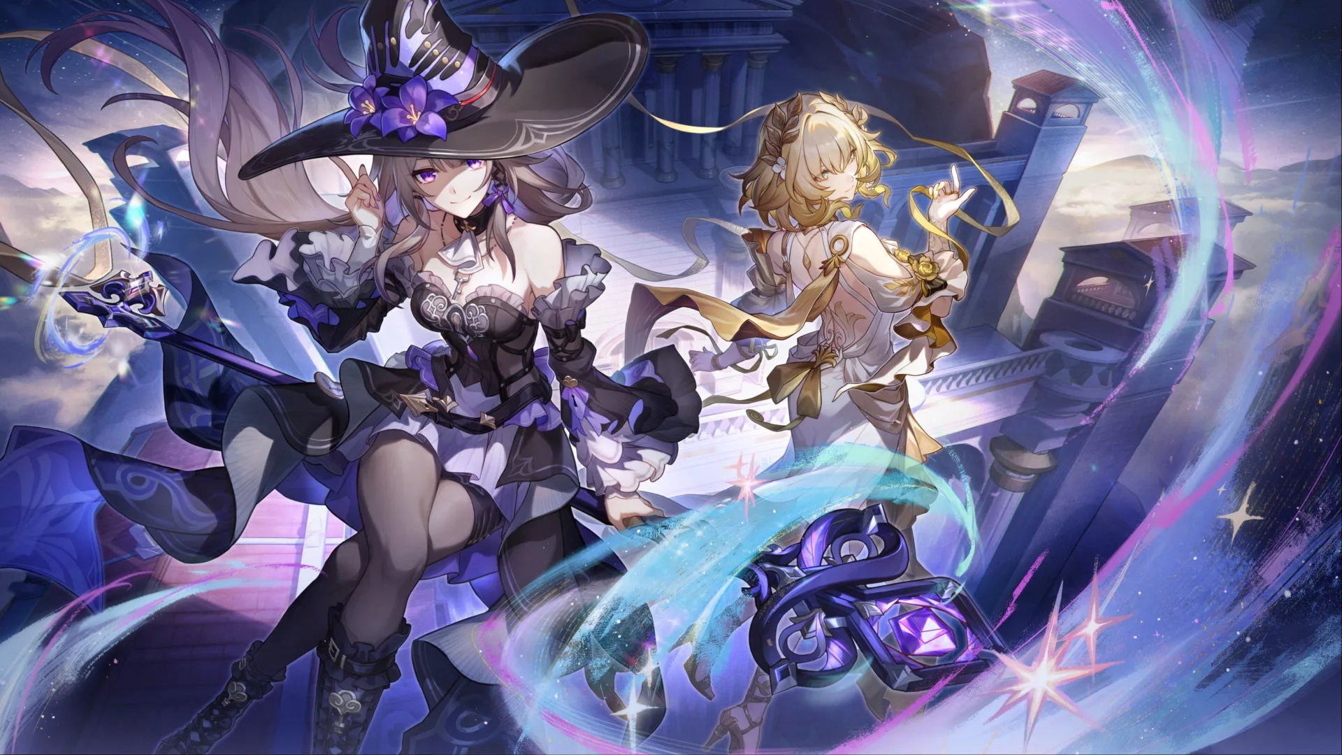 Honkai Star Rail - Herta e Aglaea Wallpaper Full HD 2025 4K