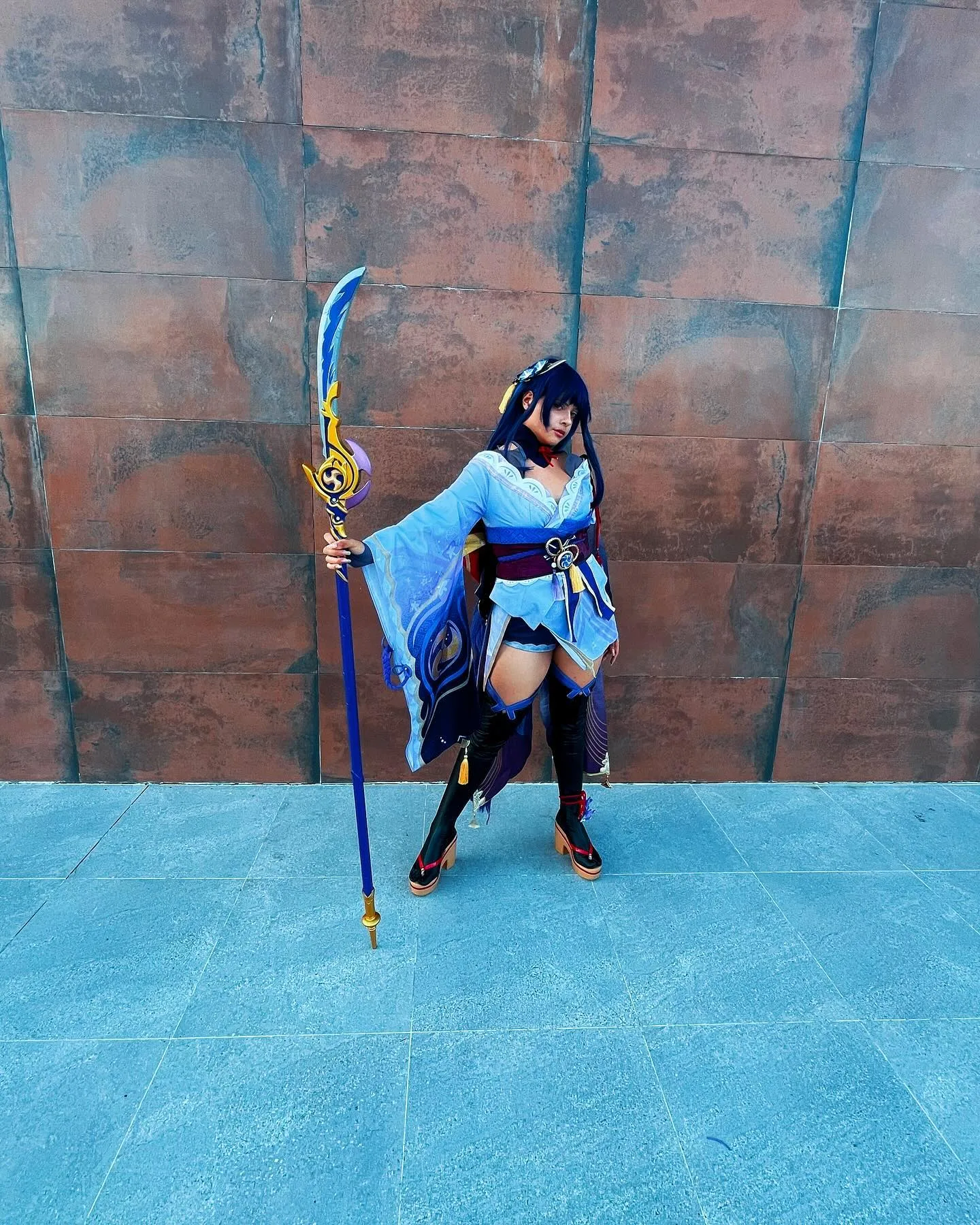 Shogun Raiden Cosplay, de Genshin Impact - Scar 02