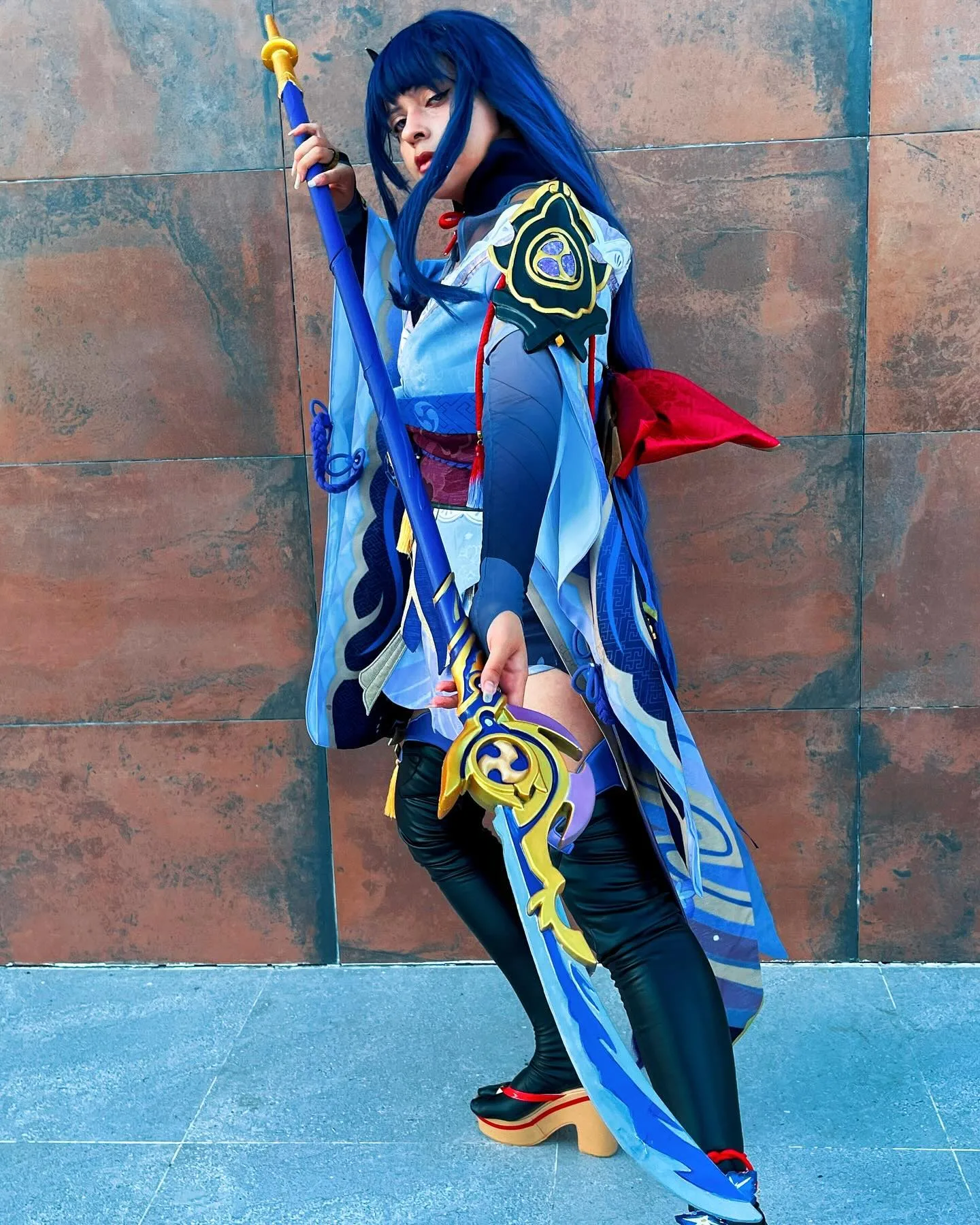 Shogun Raiden Cosplay, de Genshin Impact - Scar 03