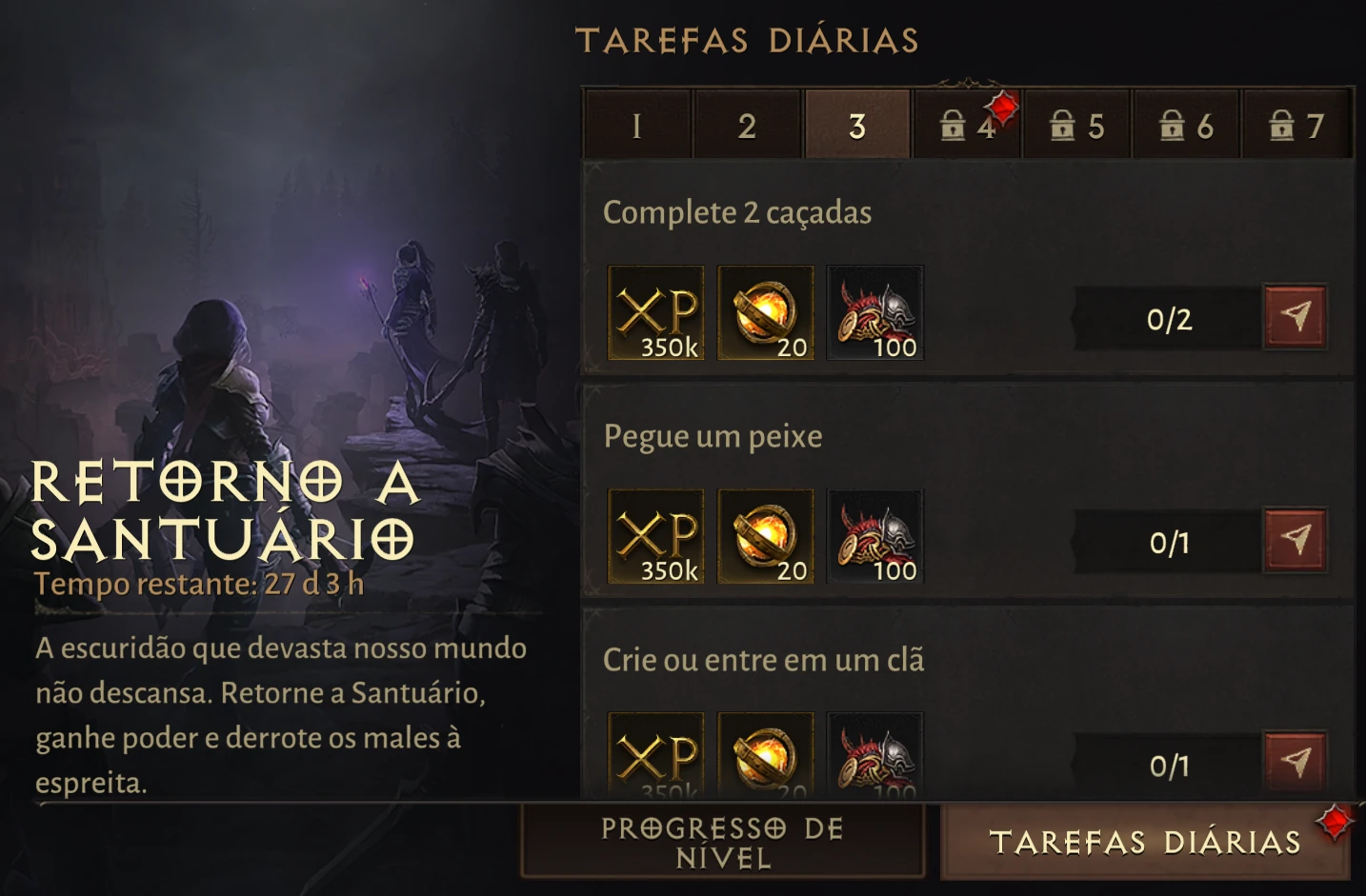 Diablo Immortal Menu 13-03