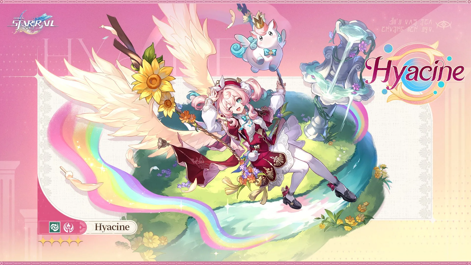 Honkai Star Rail - Hyacine Wallpaper Full HD - 3.2