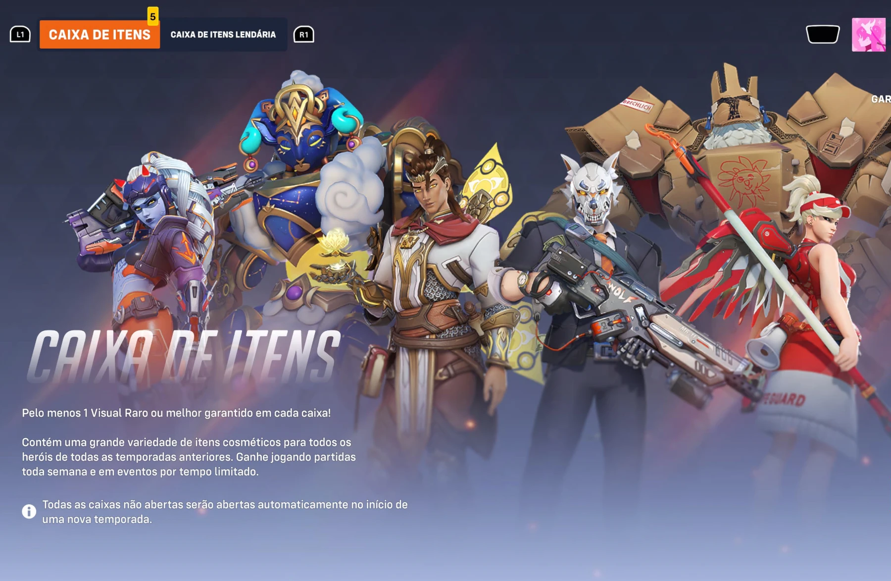 Overwatch 2 - Caixa de itens 21-03