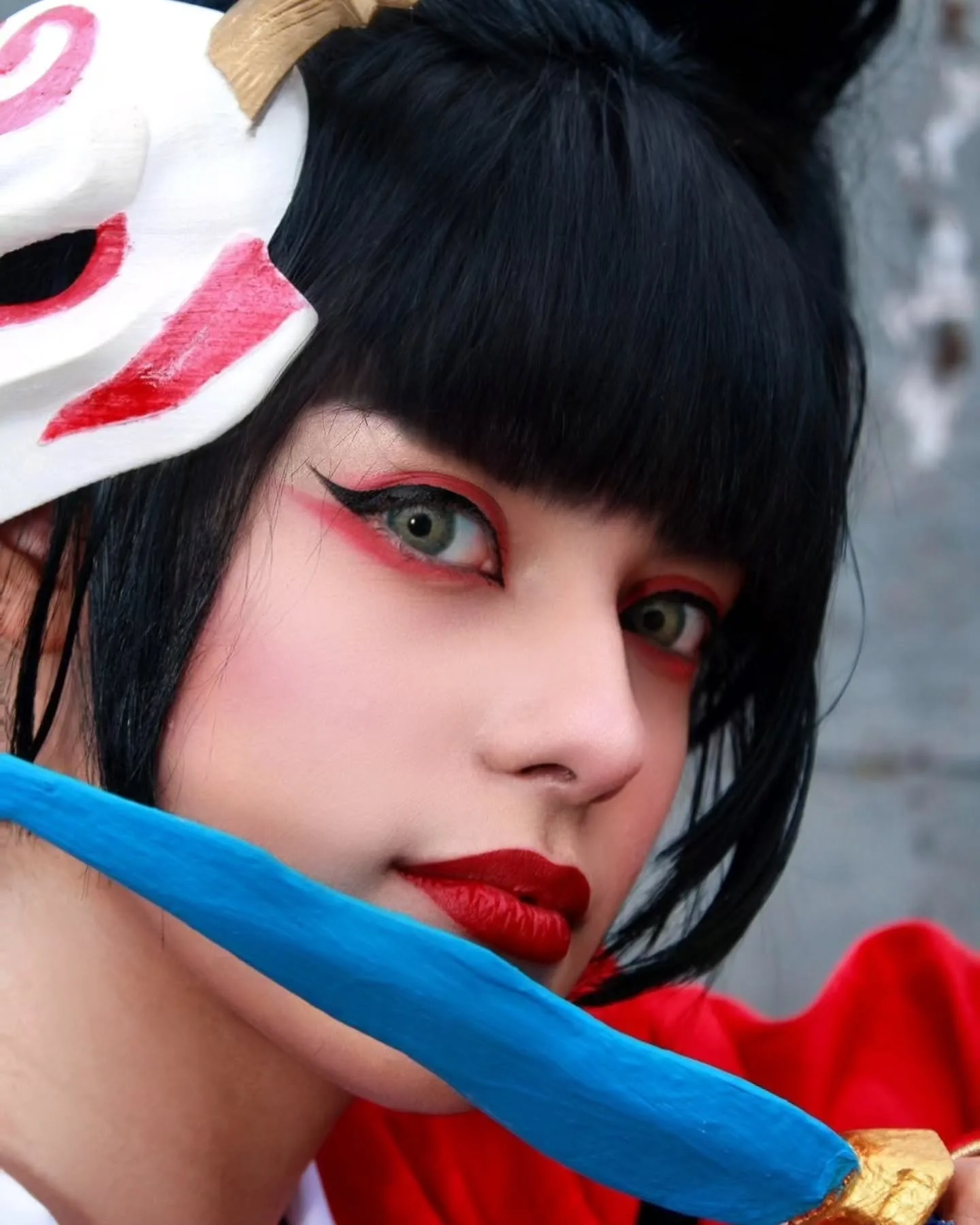 Akali Lua Sangrenta - Cosplay de League of Legends - Kya 001