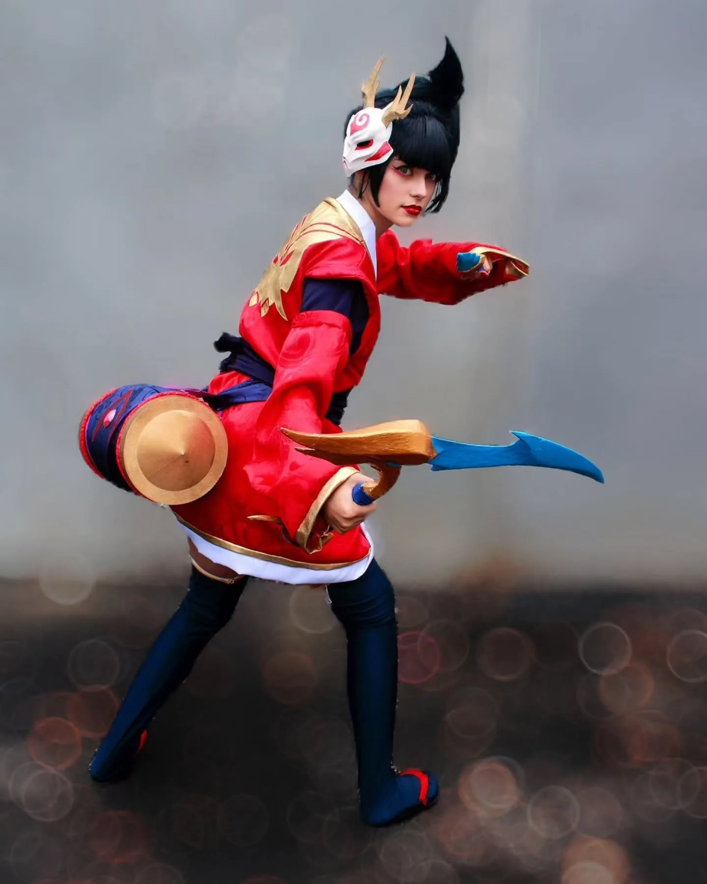 Akali Lua Sangrenta - Cosplay de League of Legends - Kya 002