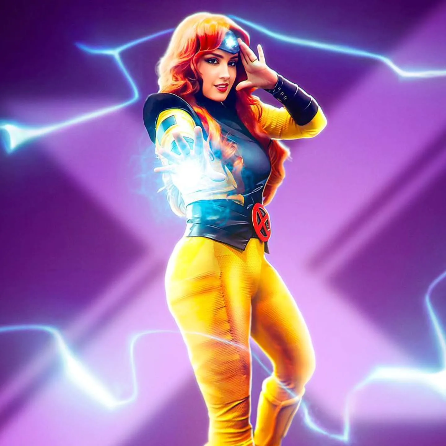 Belo cosplay da Jean Grey, de X-Men - Thaissa 001