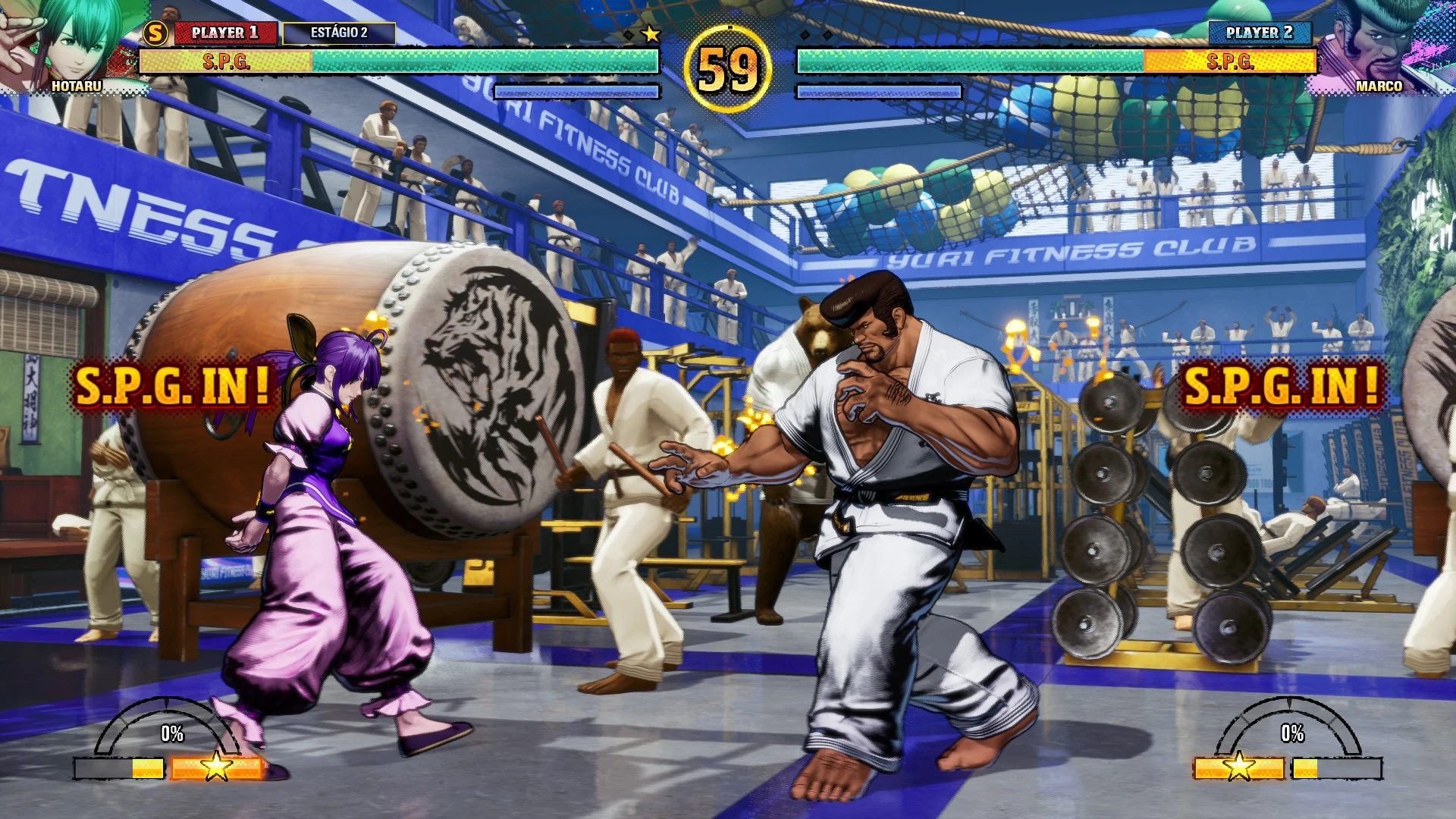 Fatal Fury City of The Wolves - Hotaru contra Marco 01