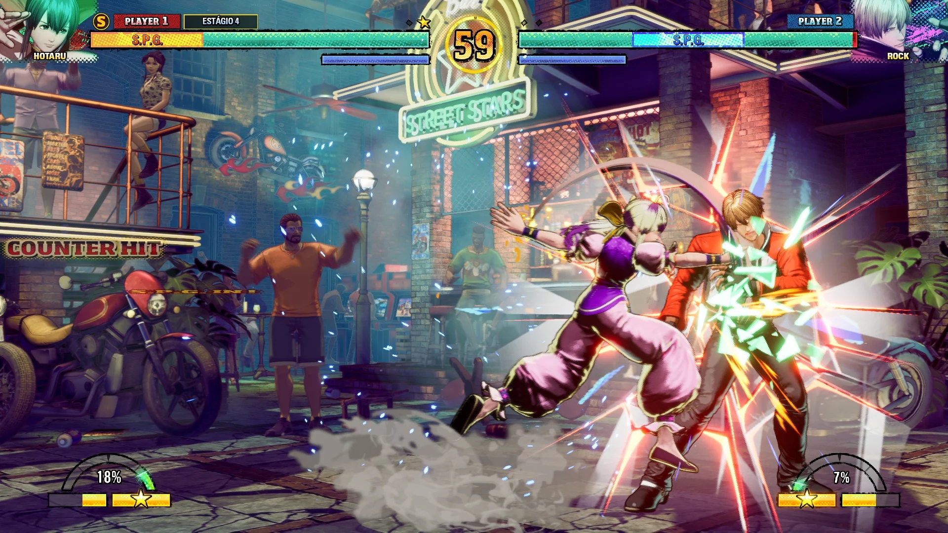 Fatal Fury City of The Wolvs - Hotaru contra Rock 02