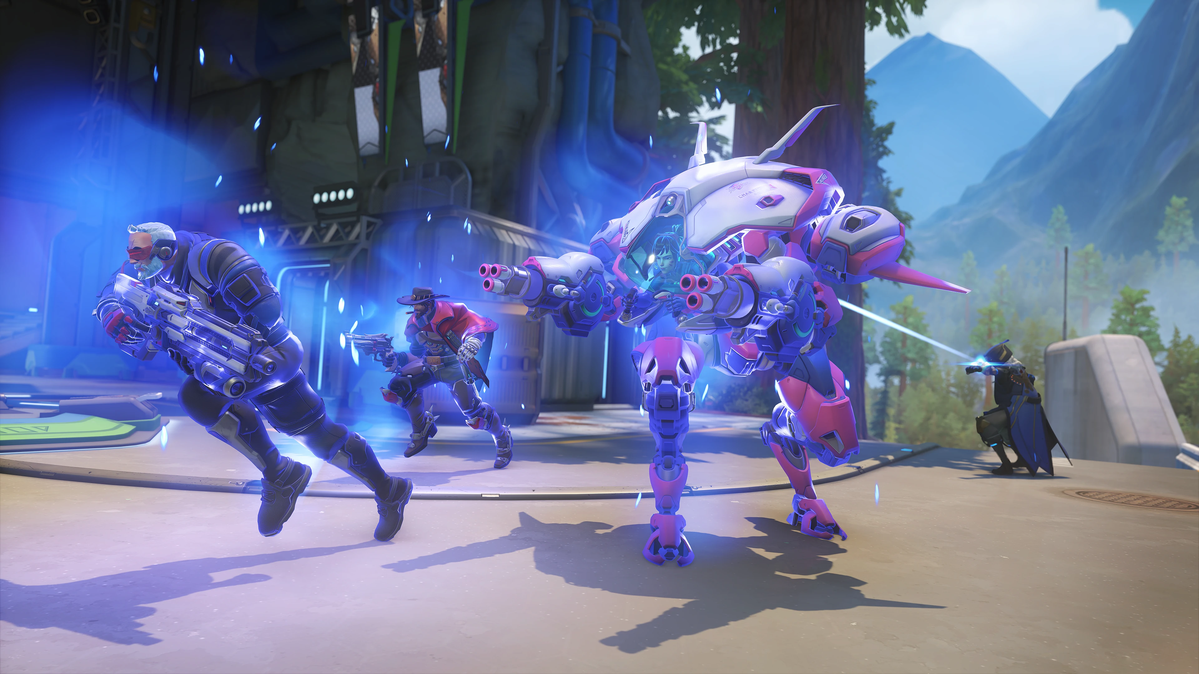 Mercy Rosa Overwatch 2 Estádio – Primeiras Impressões e jogando com a Mercy Rosa ...