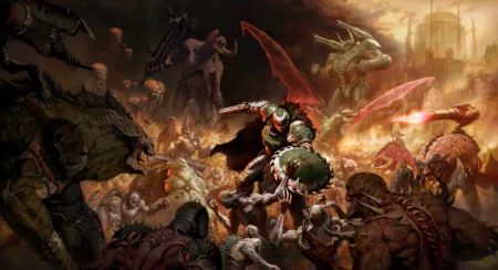 DOOM TheDarkAges Standard Keyart