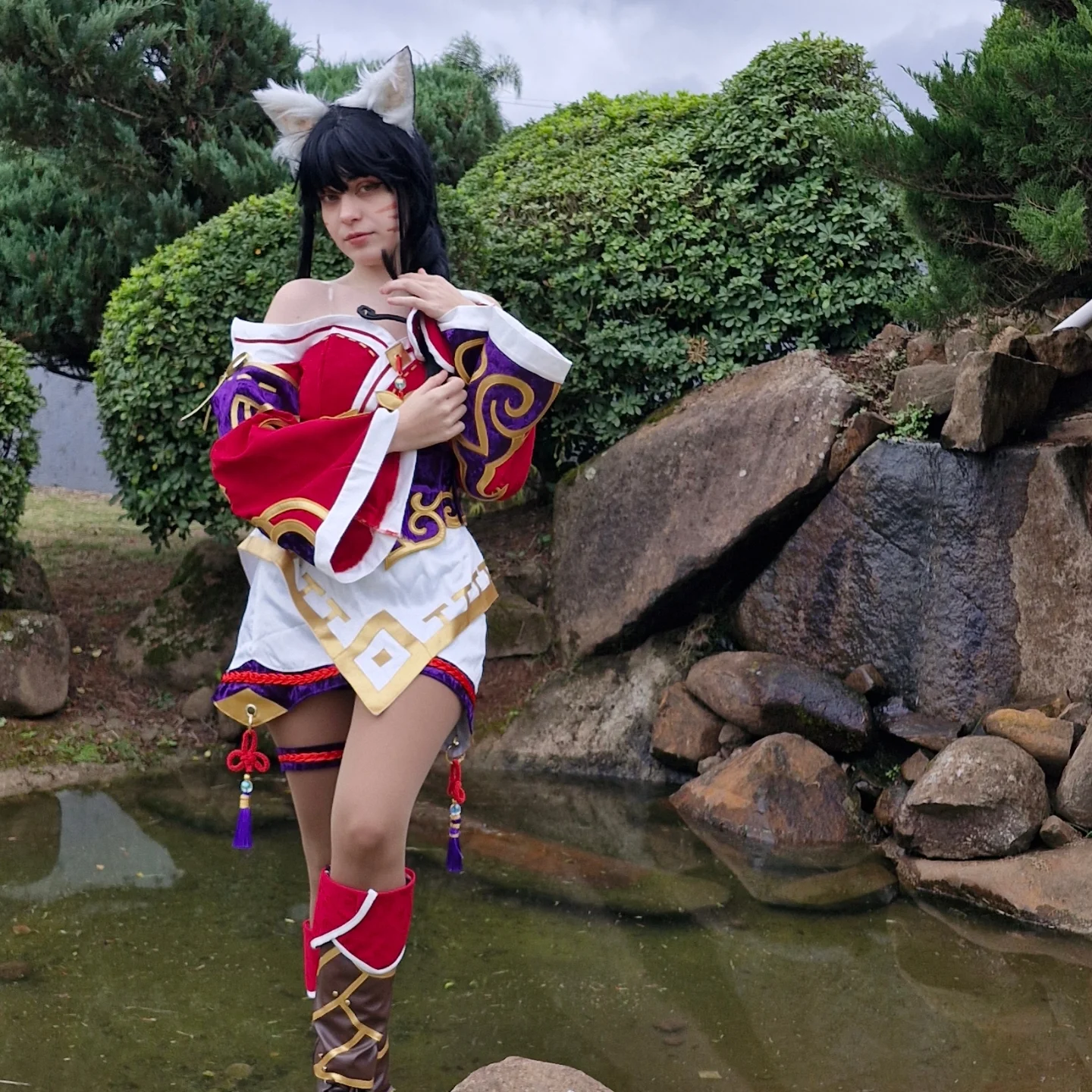 Ahri Clássica, de League of Legends - Cosplay da Star md9 (starmoondanger) 01