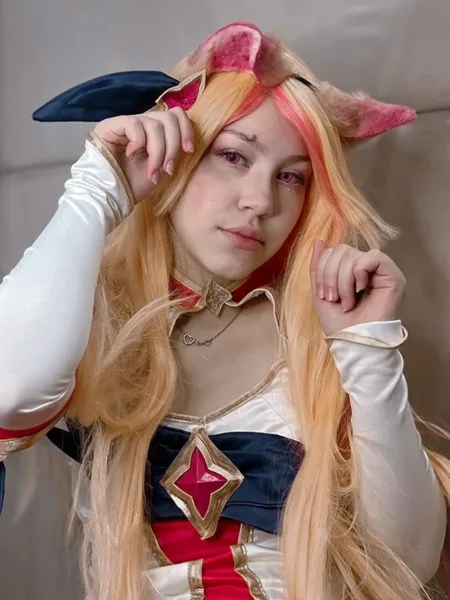 Ahri Cosplay Star Guardian Lili capa