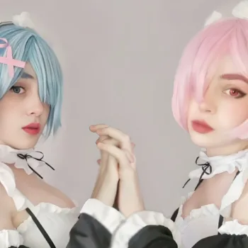Rem e Ram Cosplays - Re Zero - starmoondanger capa