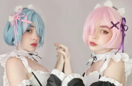 Rem e Ram Cosplays - Re Zero - starmoondanger capa