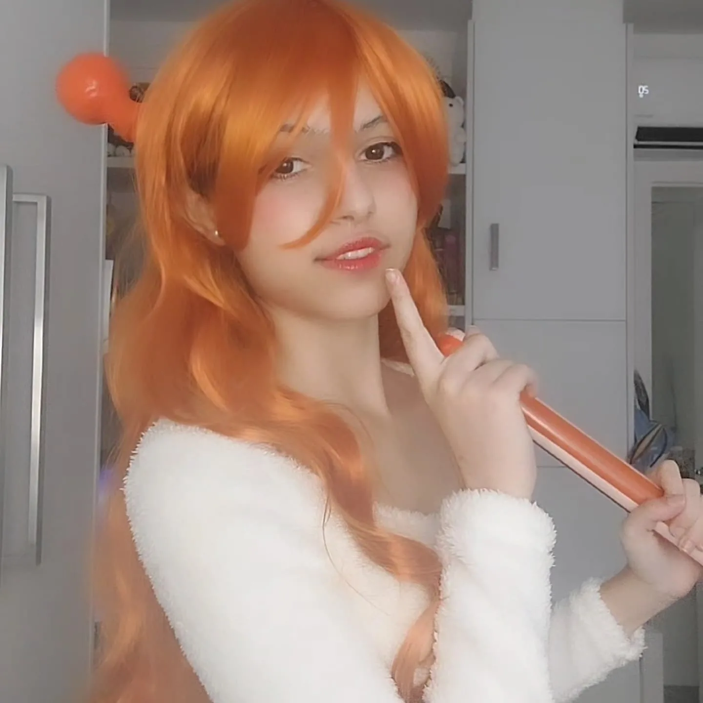 Belo cosplay da Nami, de One Piece, do arco Whole Cake - Titia Maiii 001