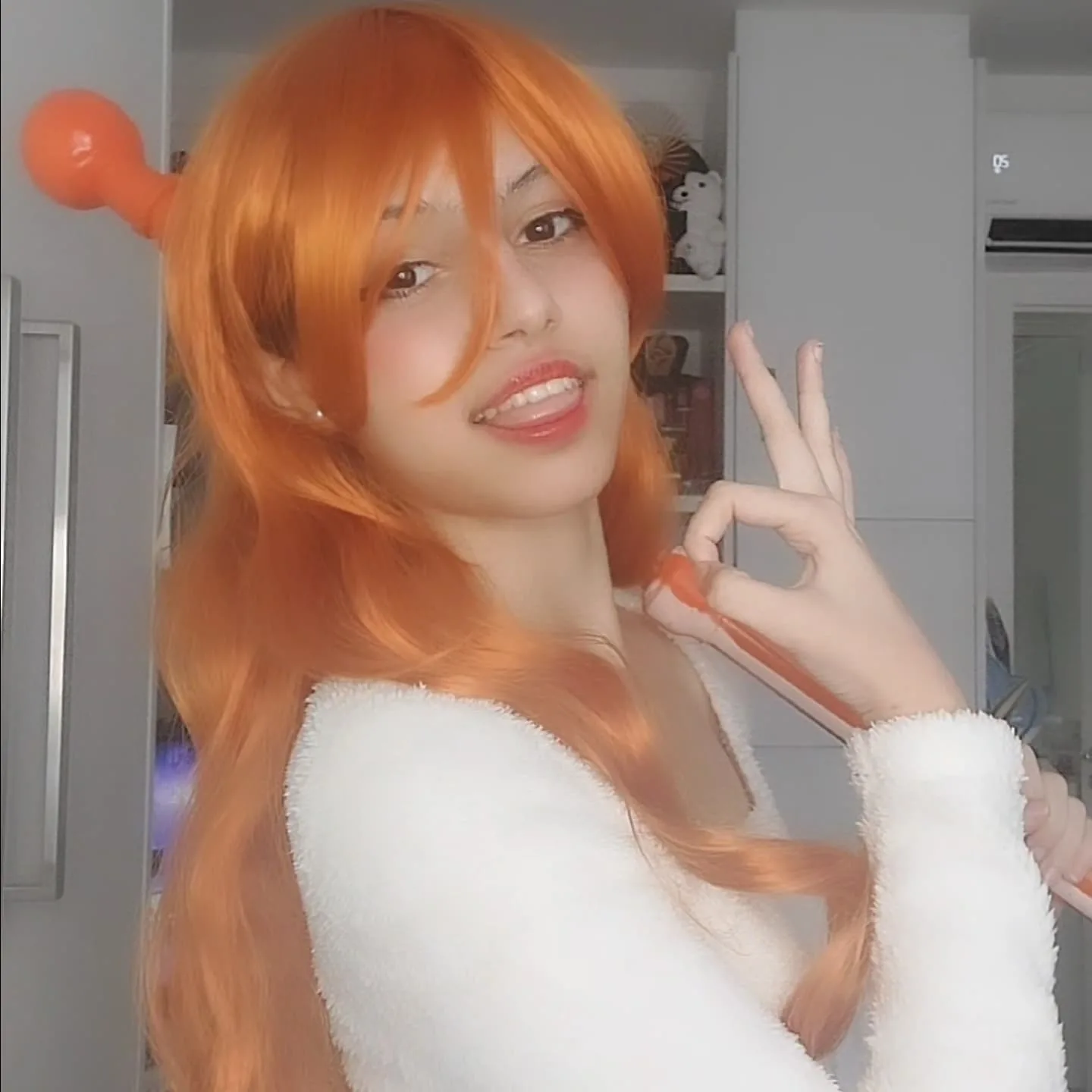 Belo cosplay da Nami, de One Piece, do arco Whole Cake - Titia Maiii 002
