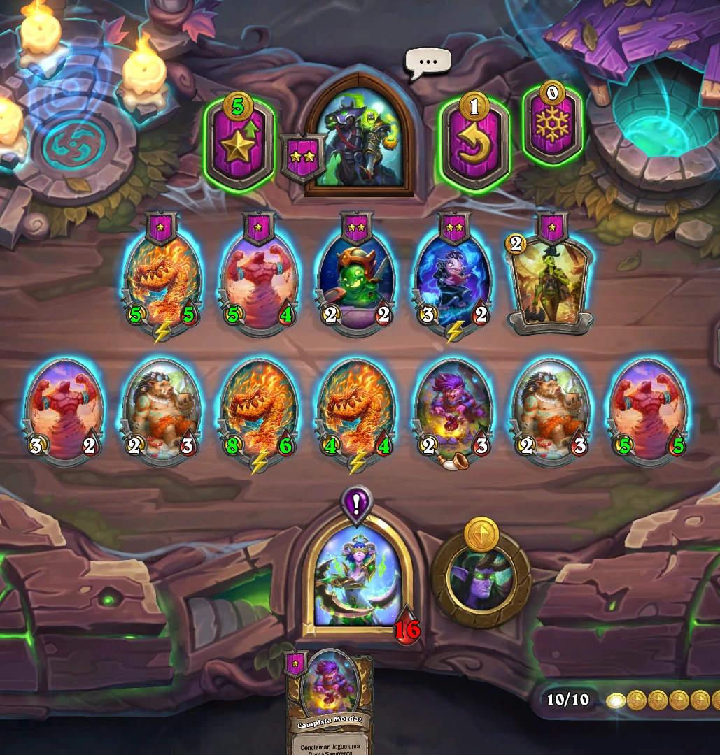 Hearthstone Campos de Batalha - Jogando com a Aranna 002