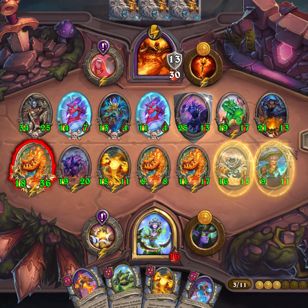 Hearthstone Campos de Batalha - Jogando com a Aranna 003