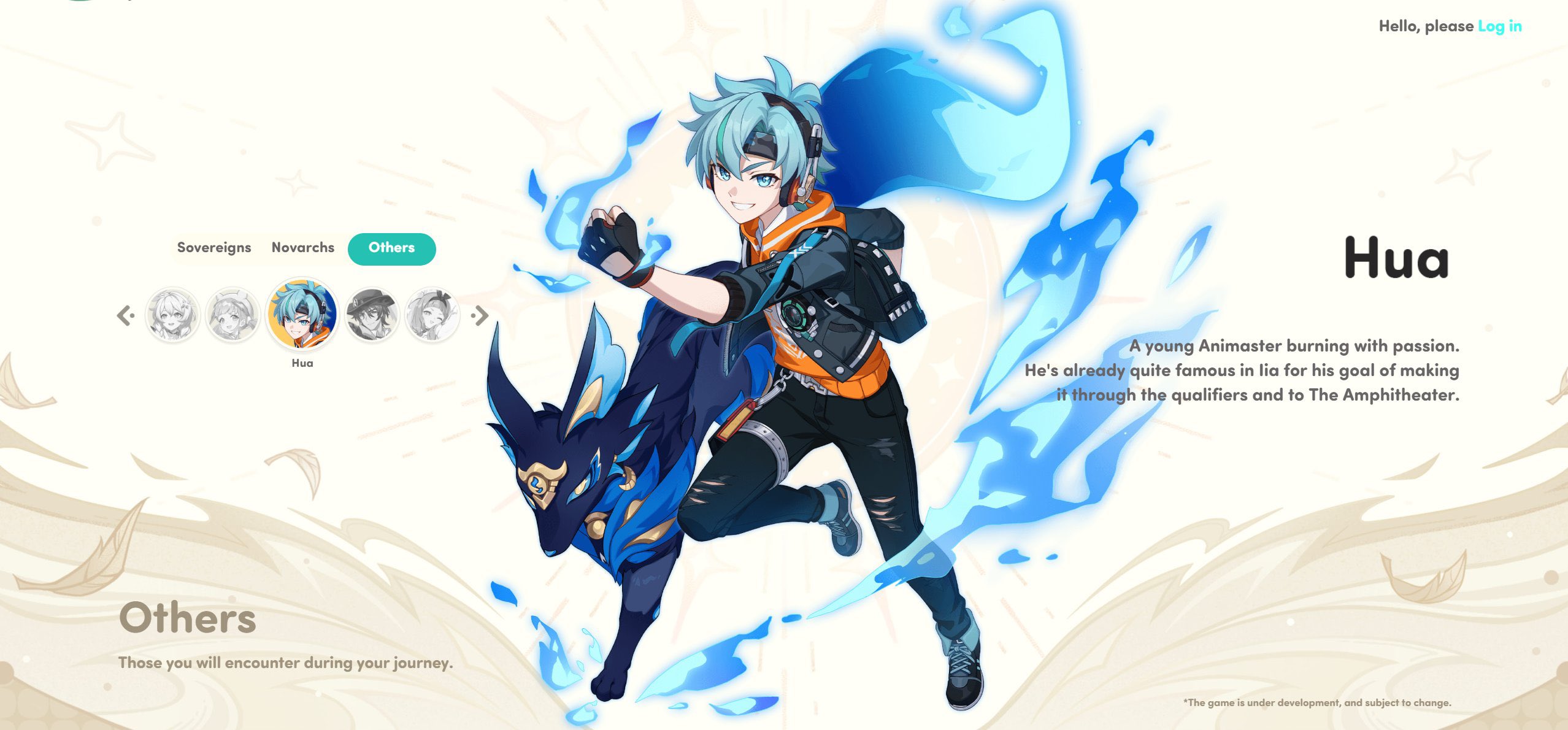 Honkai Nexus Anima - Hua - Menu