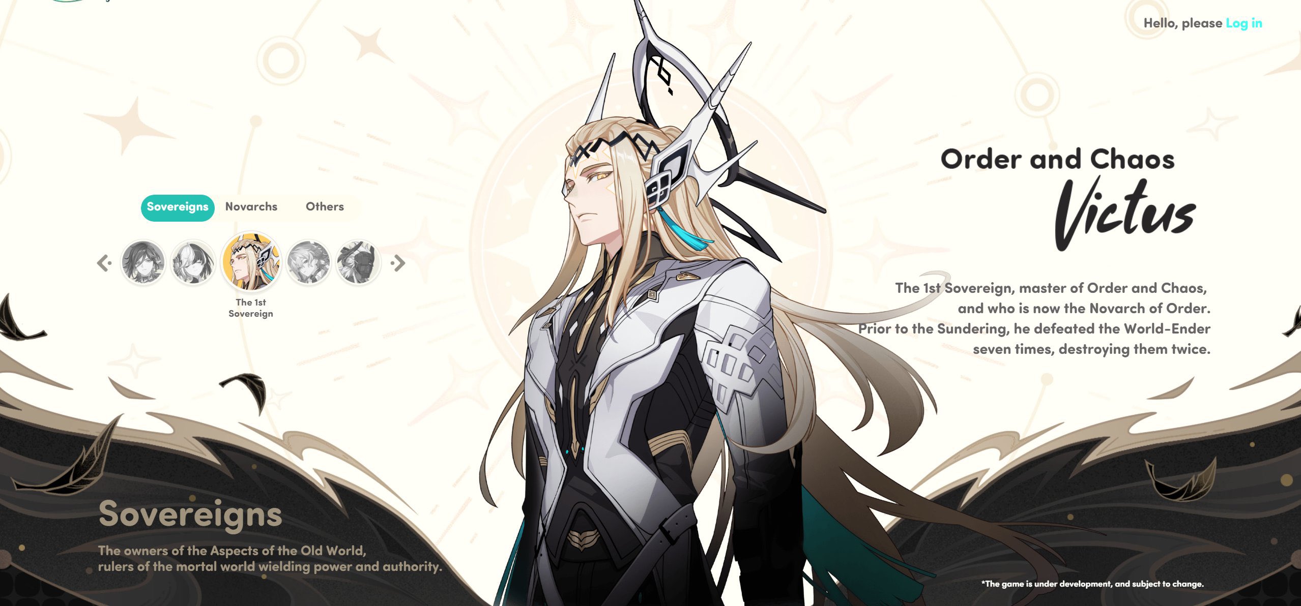 Honkai Nexus Anima - Victus - Menu