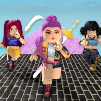 Kpop Demon Hunters Roblox corrida capa codes