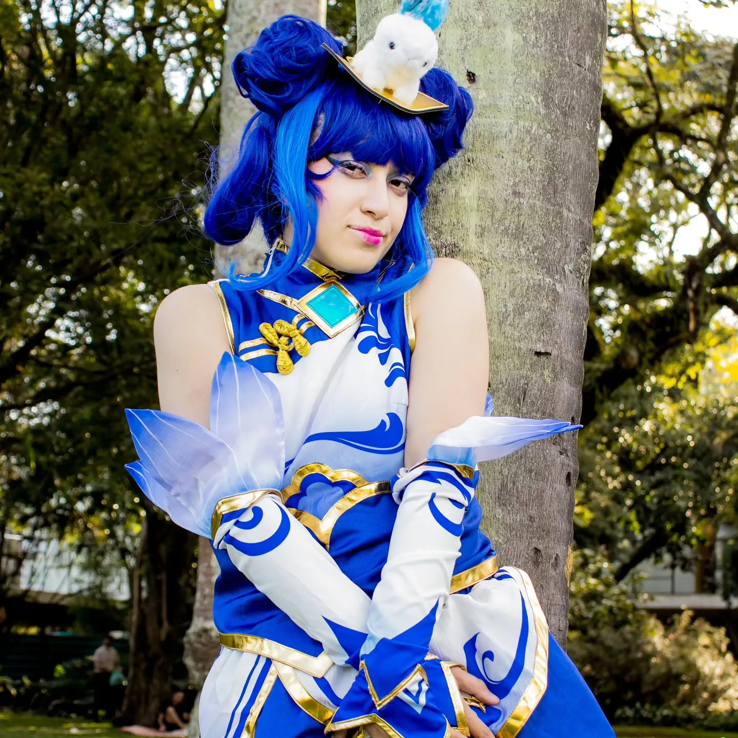 Lux Porcelana Cosplay, de League of Legends - Isa 001