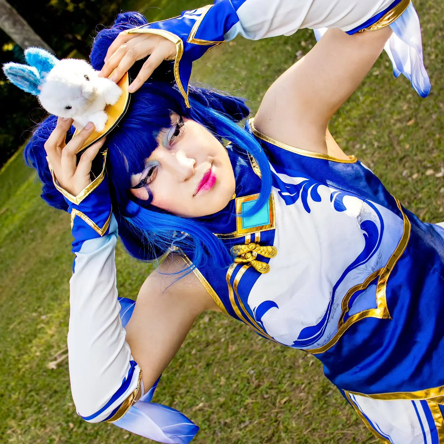 Lux Porcelana Cosplay, de League of Legends - Isa 003