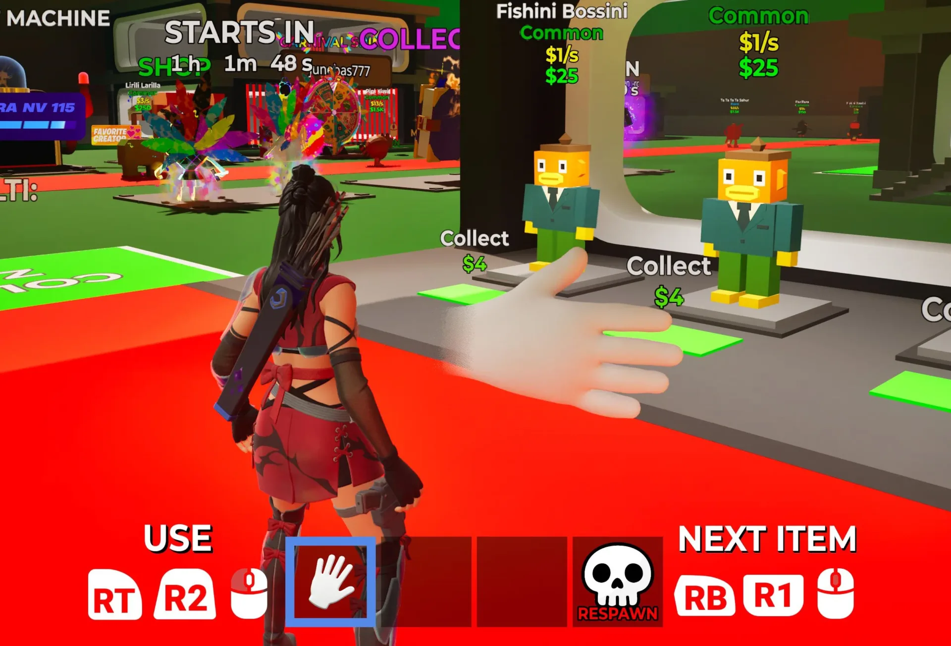 Mapa do Roube um Brainrot em Fortnite - 004