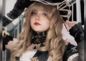 Navia cosplay capa - Genshin Impact - Isa