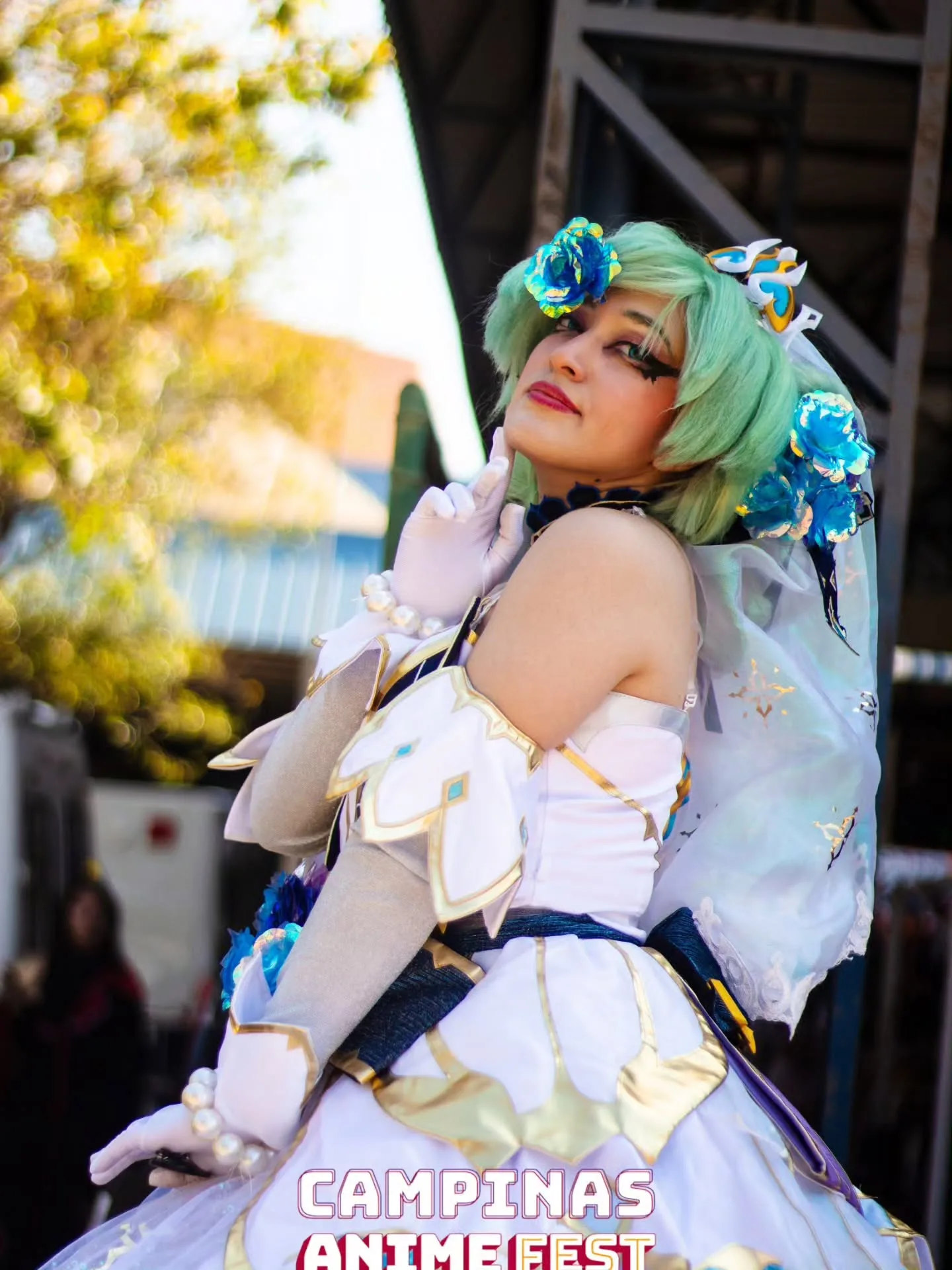 Veja o belo cosplay da Gwen Rosa de Cristal Prestígio, de League of Legends Wild Rift - 02