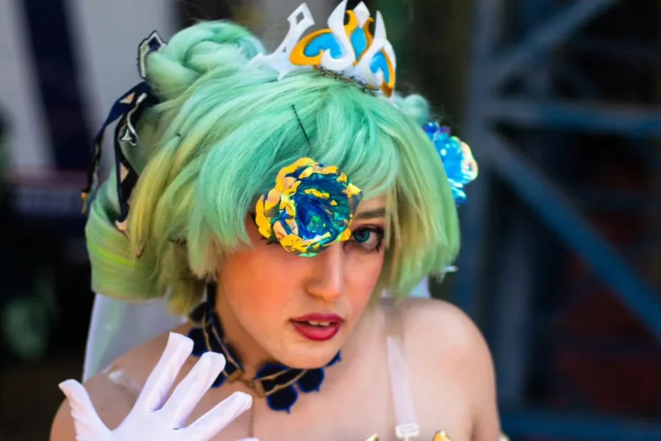 Veja o belo cosplay da Gwen Rosa de Cristal Prestígio, de League of Legends Wild Rift - capa