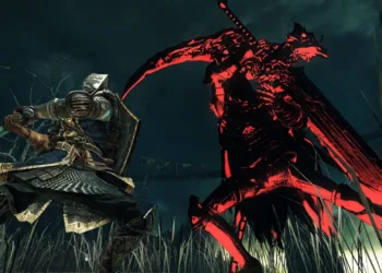 Dark Souls II - Knight vs Black Phantom - Night