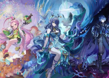 Genshin Impact - Flins, Lauma e Aino Wallpaper Art Full HD 4K