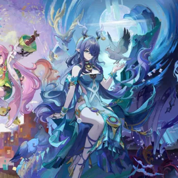 Genshin Impact - Flins, Lauma e Aino Wallpaper Art Full HD 4K