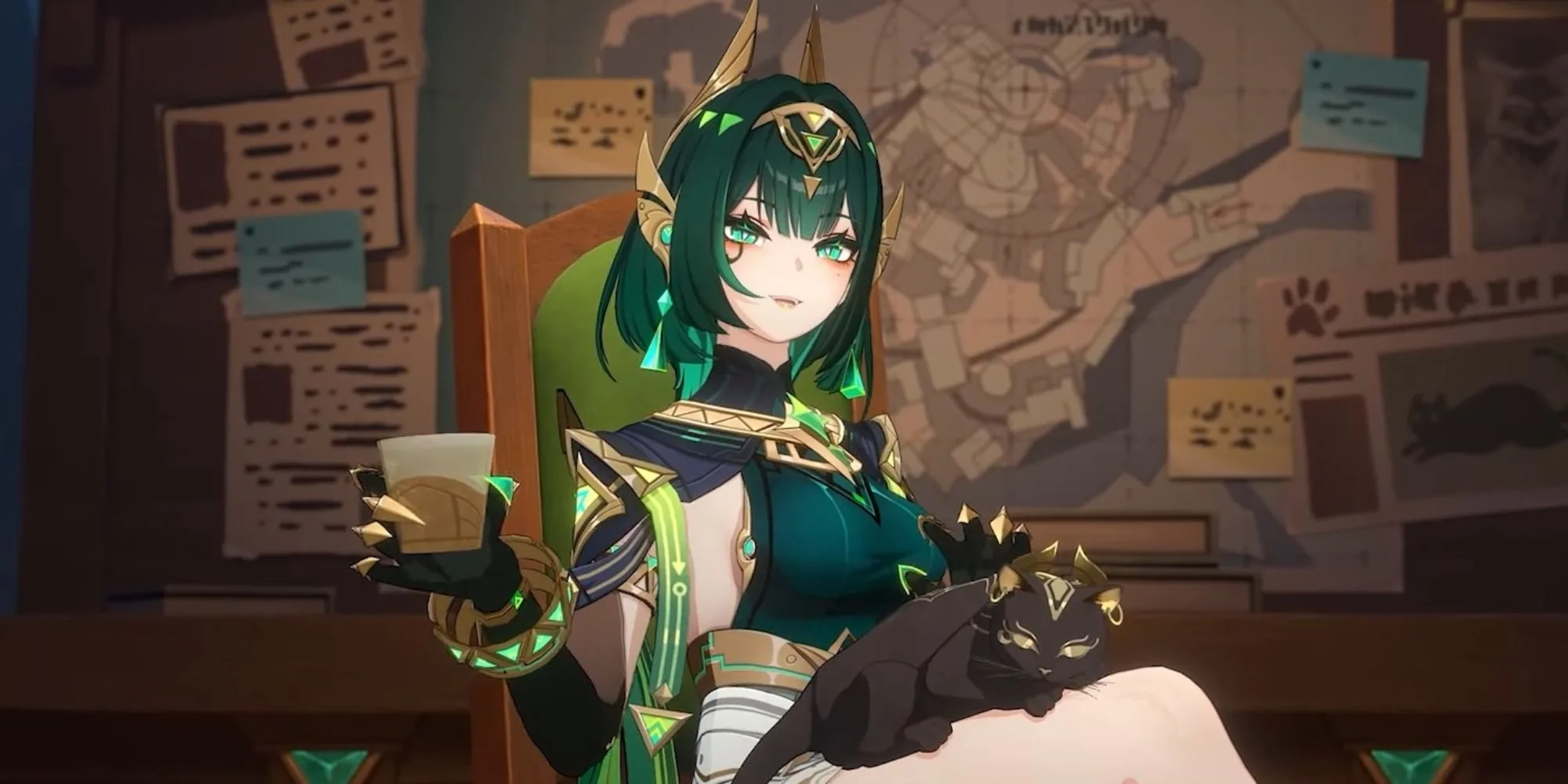 Genshin Impact: Novos detalhes da Nefer e mais wallpapers e arts da Hoyo Fair, concept arts e mais Genshin Impact Nefer Wallpaper Full HD 2025 001