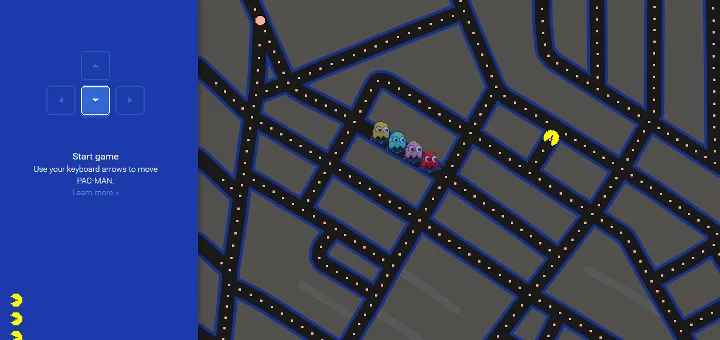 Google Maps Pac-Man - 01