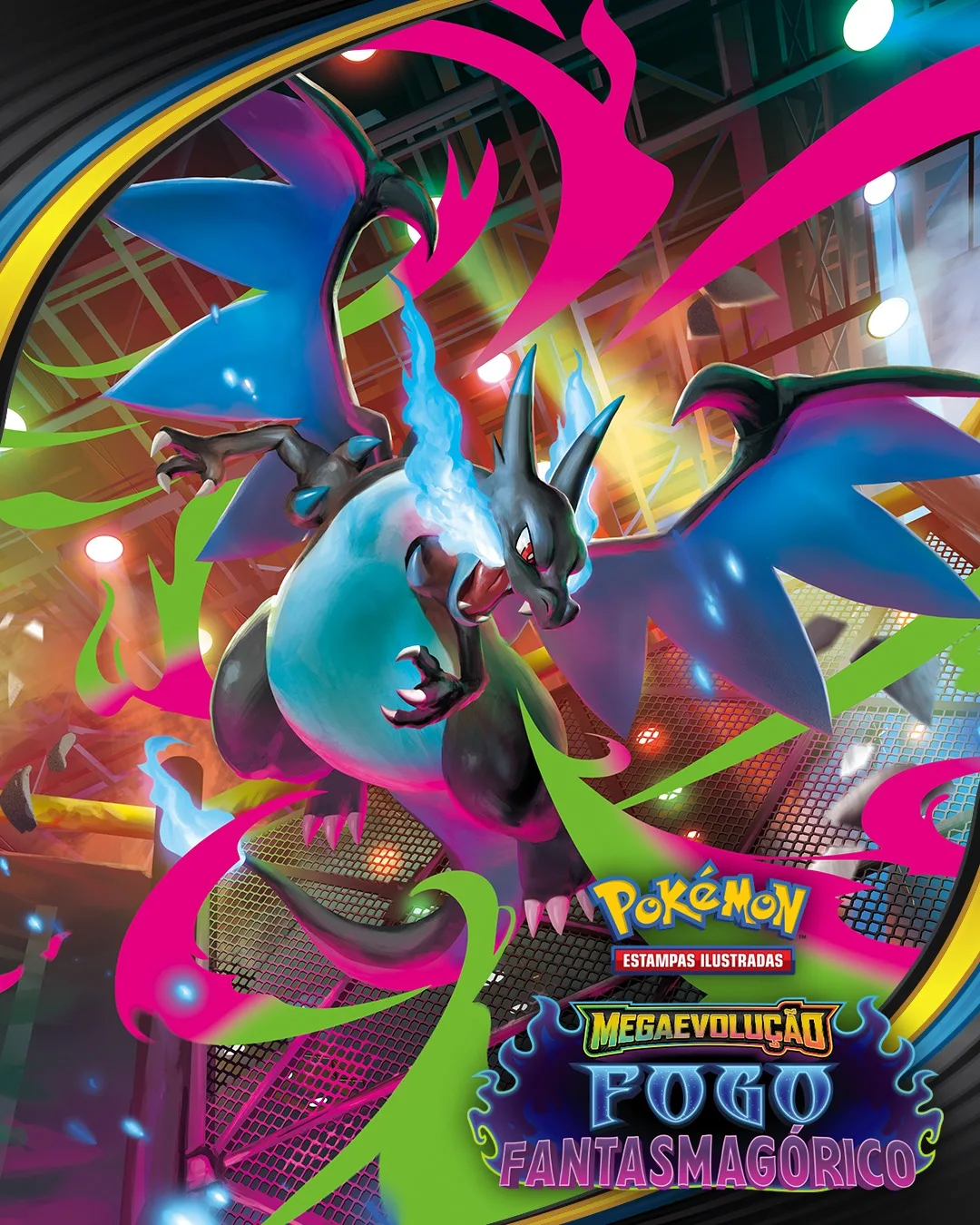 Nova coleção de Pokémon TCG chega em novembro com Mega Charizard, Mega Gengar e outros destaques Pokémon Megaevolução Fogo Fantasmagórico - 001