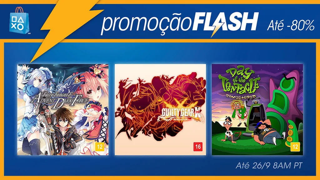 Liquidação da PSN Store tem Dragon Ball, Cavaleiros do Zodíaco e jogos de animes; veja ofertas Promoção Flash - PSN Store BR