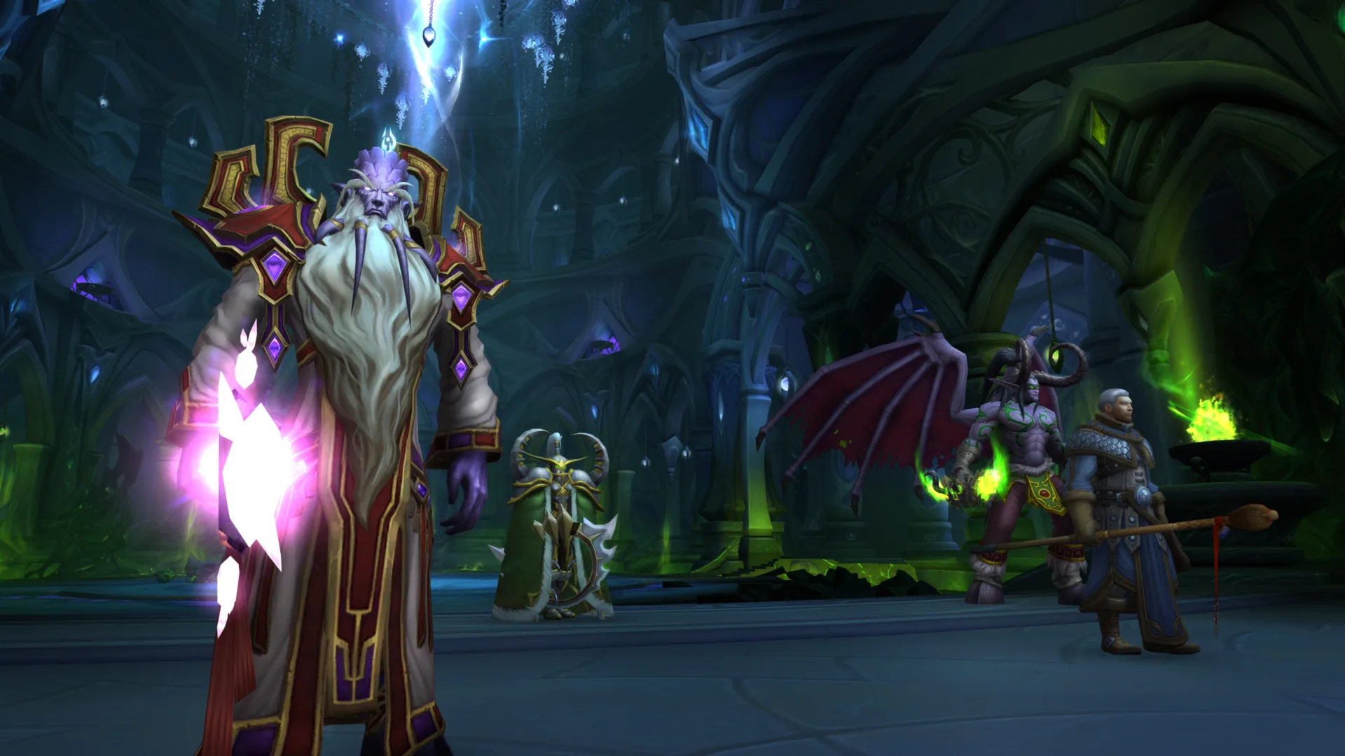 World of Warcraft Legion - Personagens na Tumba de Sargeras