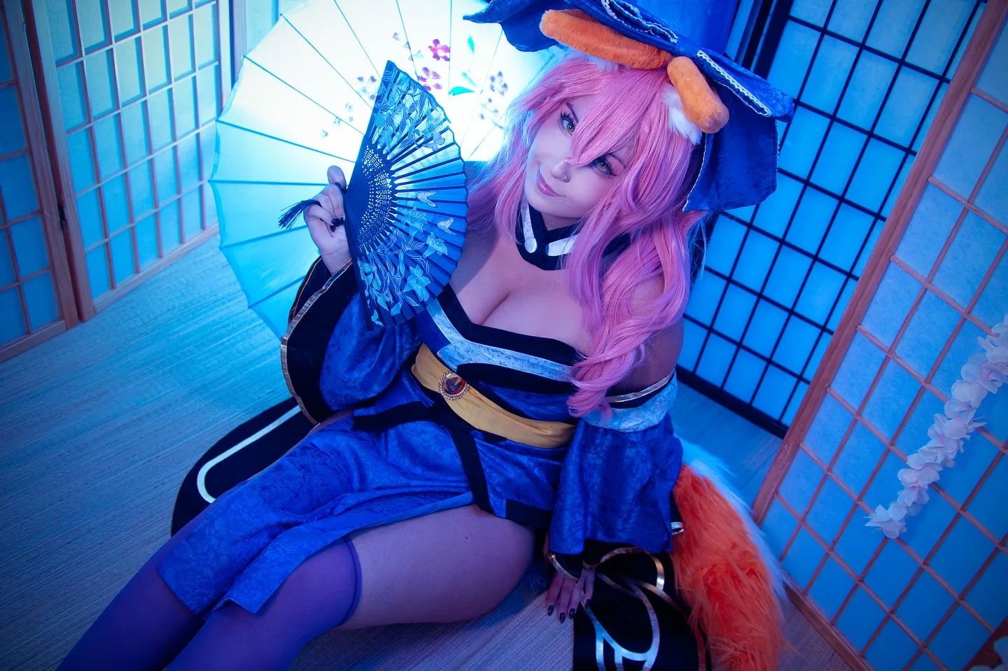 Belo cosplay da Tamamo no Mae, de fate - Gica 001