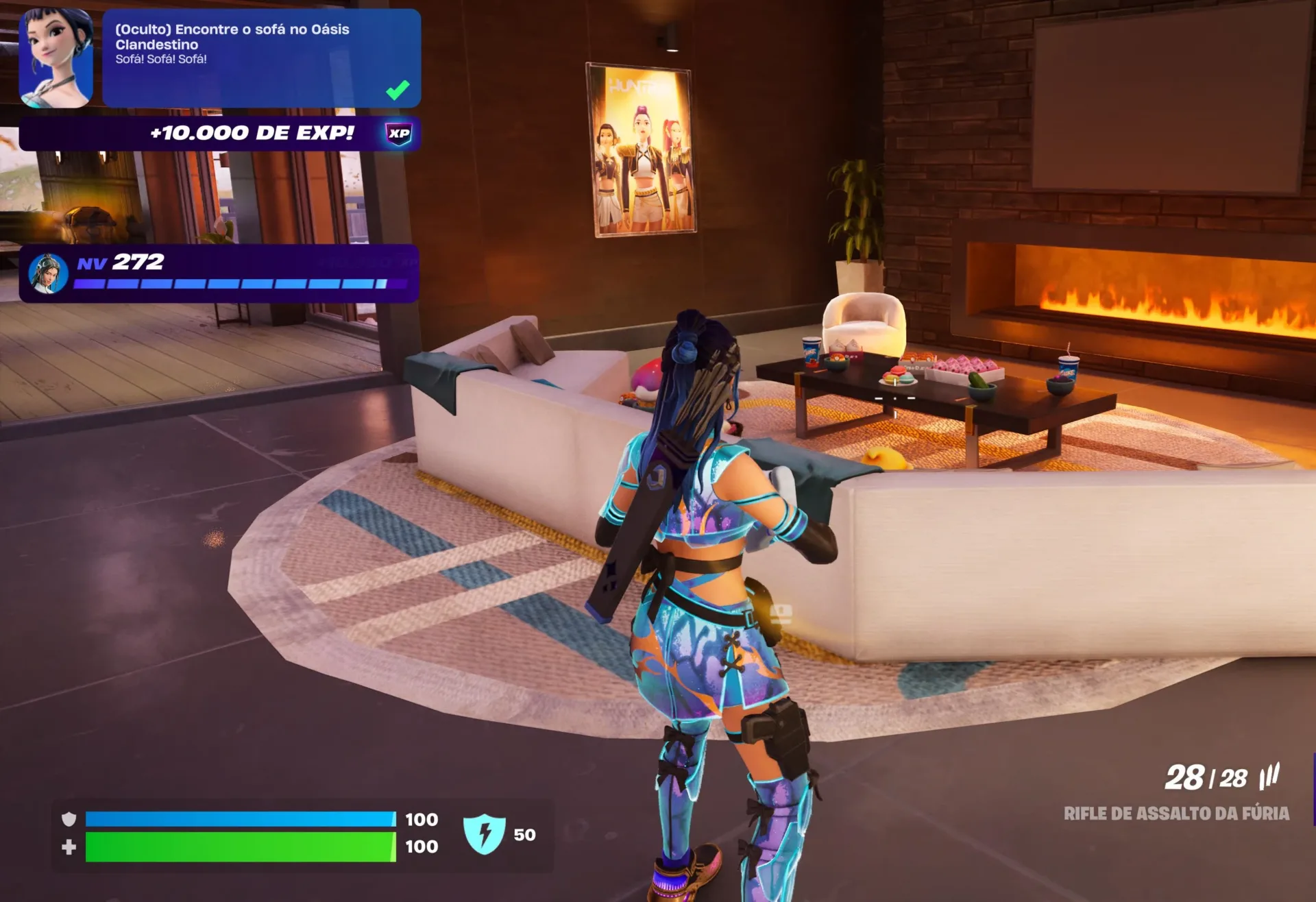 Fortnite - Fazendo as missões das Guerreiras do K-Pop 05