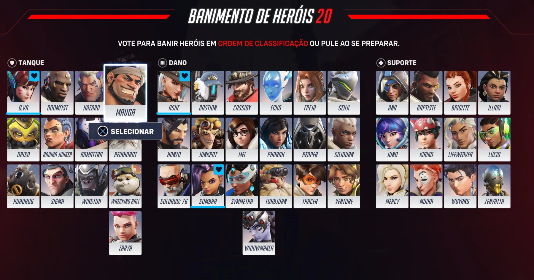 OW2 Sisterma de banimento de heróis