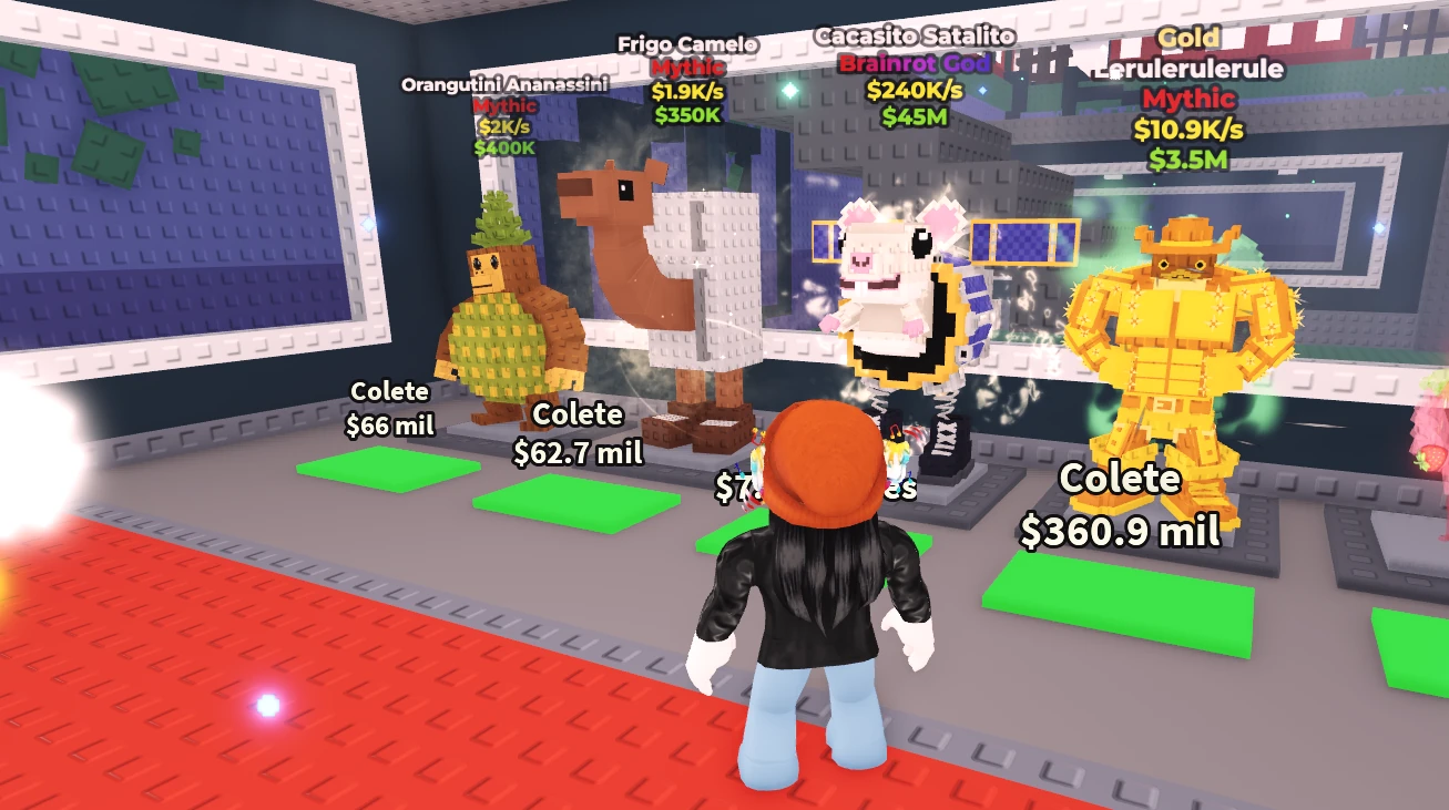 Roblox Brainrots Míticos com o Orangutini Ananassini