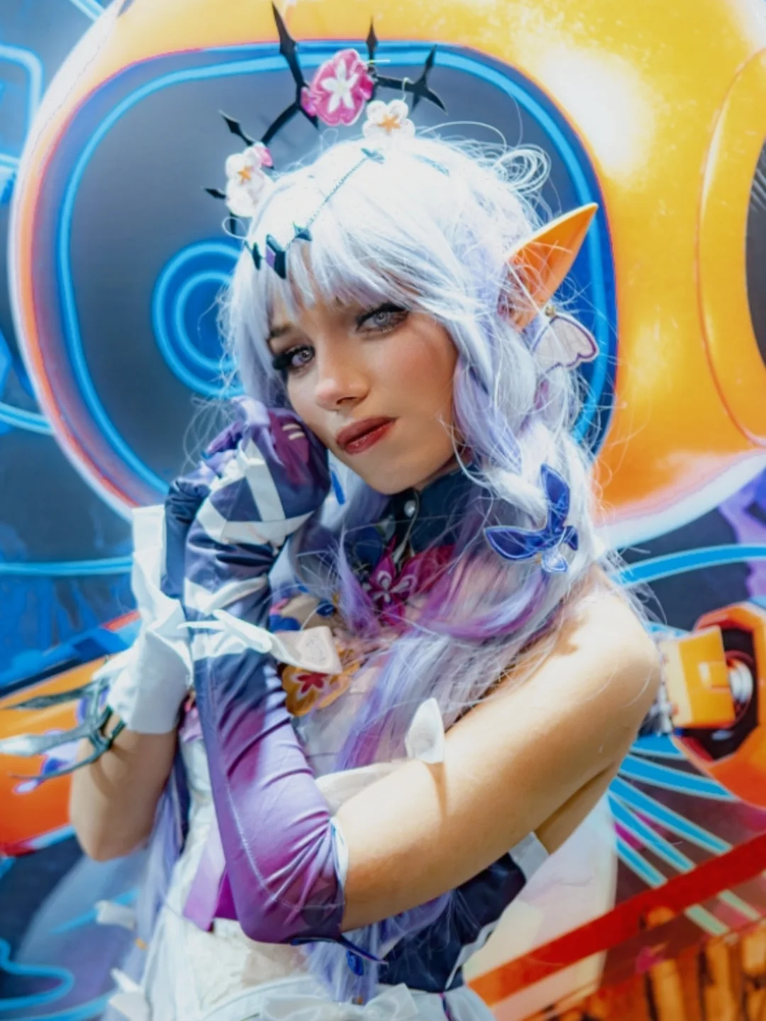 Belo cosplay da Castorice, de Honkai Star Rail, da Linnah 001